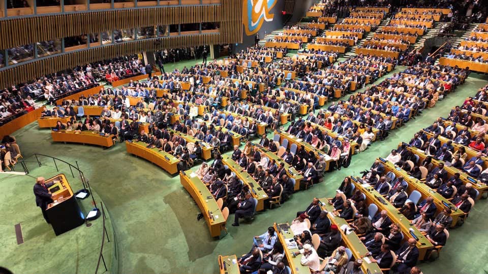 An overview of the opening session of the 81st United Nations General Assembly in New York, attended by Heads of State, Government leaders and senior delegates from around the world. Photo: Government of Eswatini
